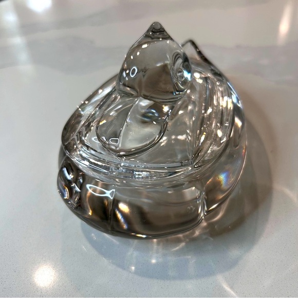 MCM Glass Duck Trinket Box - Picture 10 of 14